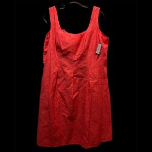 NINE WEST BRIGHT ORANGE DRESS